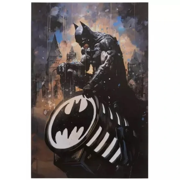 Batman's Bat Signal LED Canvas Wall Decor